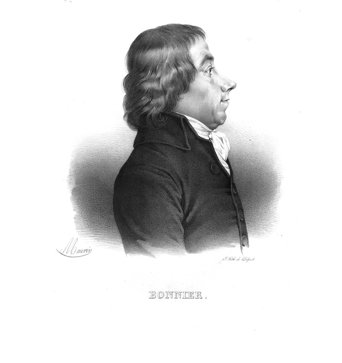 Ange-Élisabeth-Louis-AntoineBonnier，约1820年代。 作者 毛林