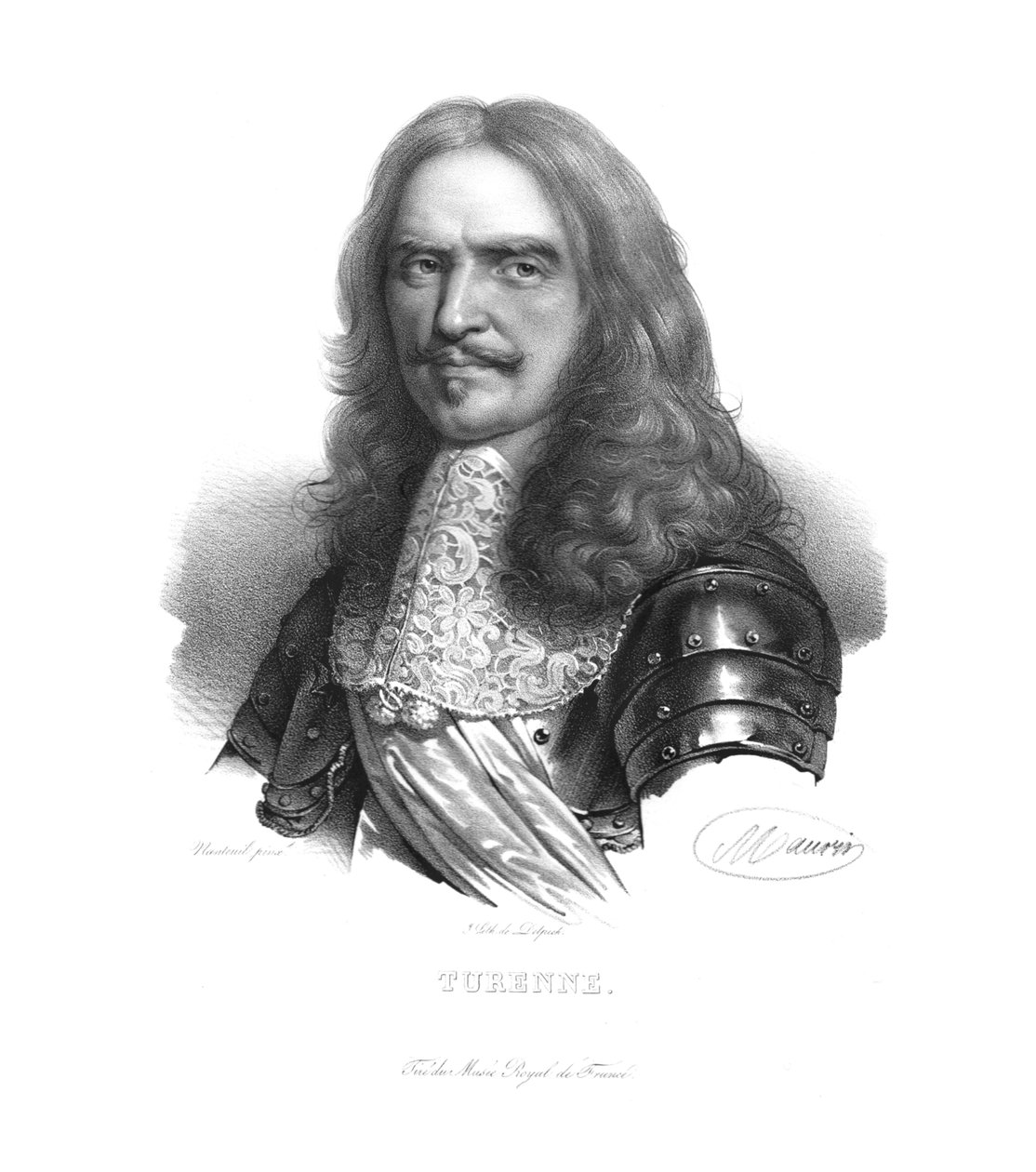 Henri de la Tour dAuvergne，c1820年代。 作者 毛林