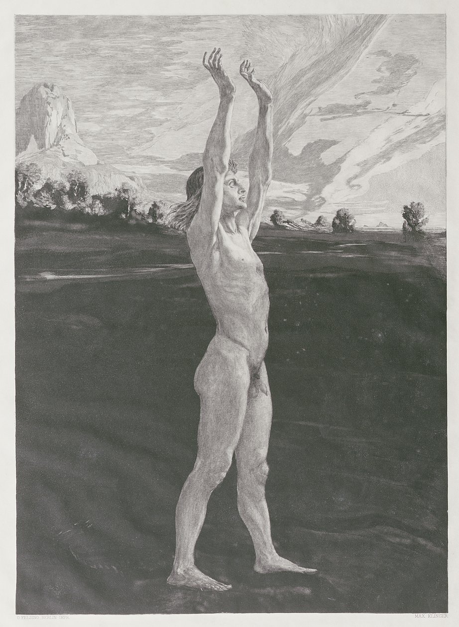 因此，从“死亡，第二部分”系列，1898年开始 作者 马克斯·克林格