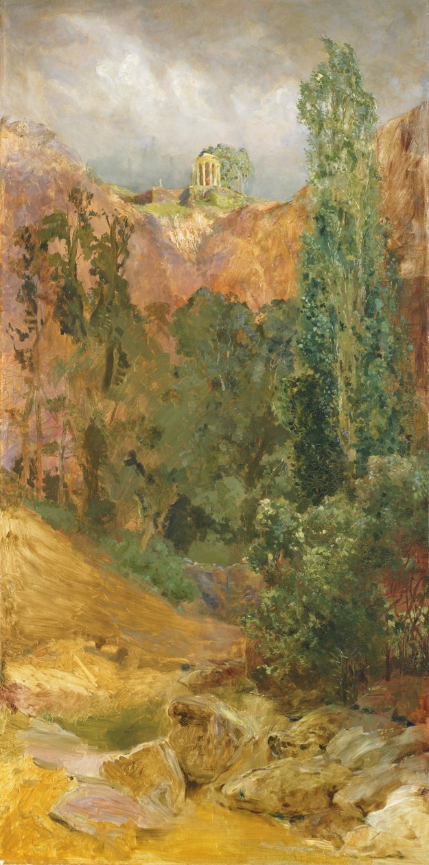 Rock Ravine，1884-85 作者 马克斯·克林格