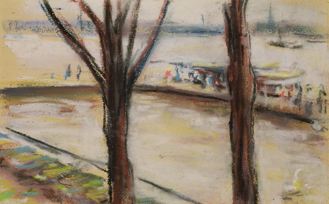 1909年秋天在Uhlenhorster Fahrhaus登陆 作者 马克斯·利伯曼