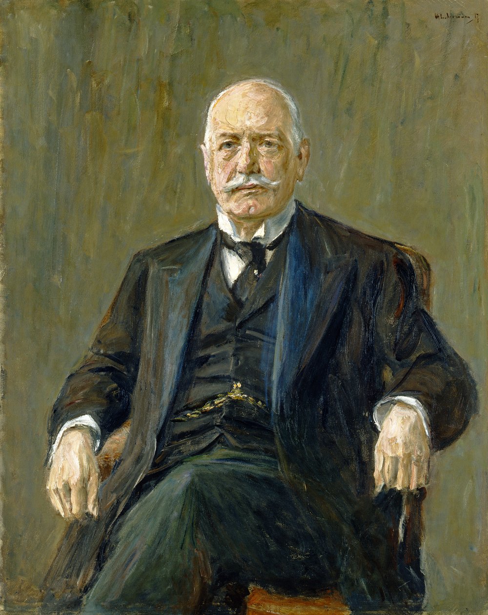 Prince Bernhard von Bulow（1849-1929）1917 作者 马克斯·利伯曼