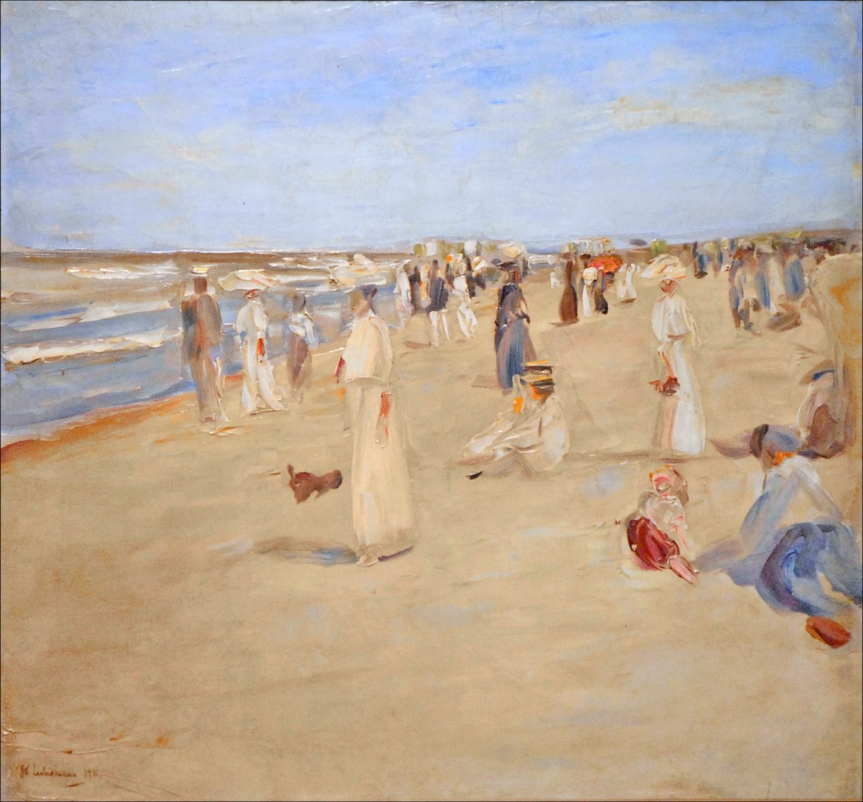 Stranbild Noordwijk 作者 马克斯·利伯曼