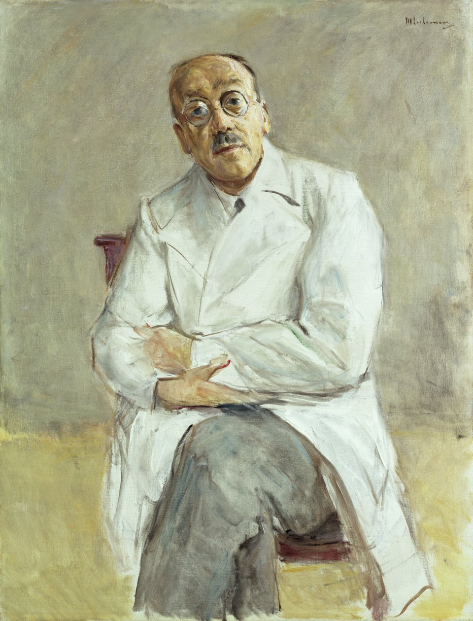 外科医生，Ferdinand Sauerbruch，1932年 作者 马克斯·利伯曼