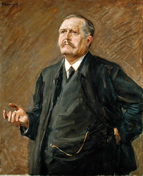 神学家和社会政治家，Friedrich Naumann（1860-1919）1909 作者 马克斯·利伯曼