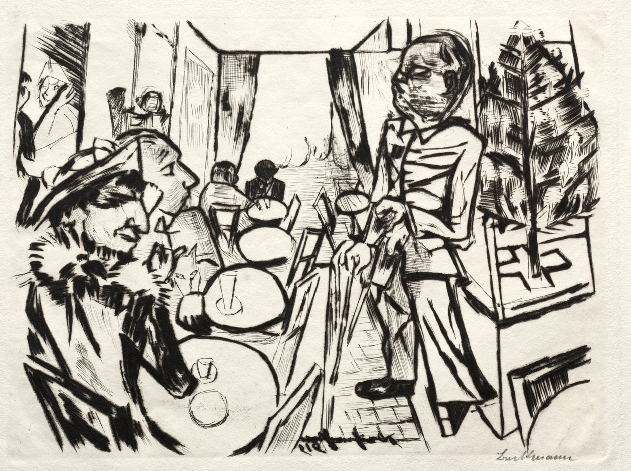 1919 年圣诞节 作者 马克斯·贝克曼