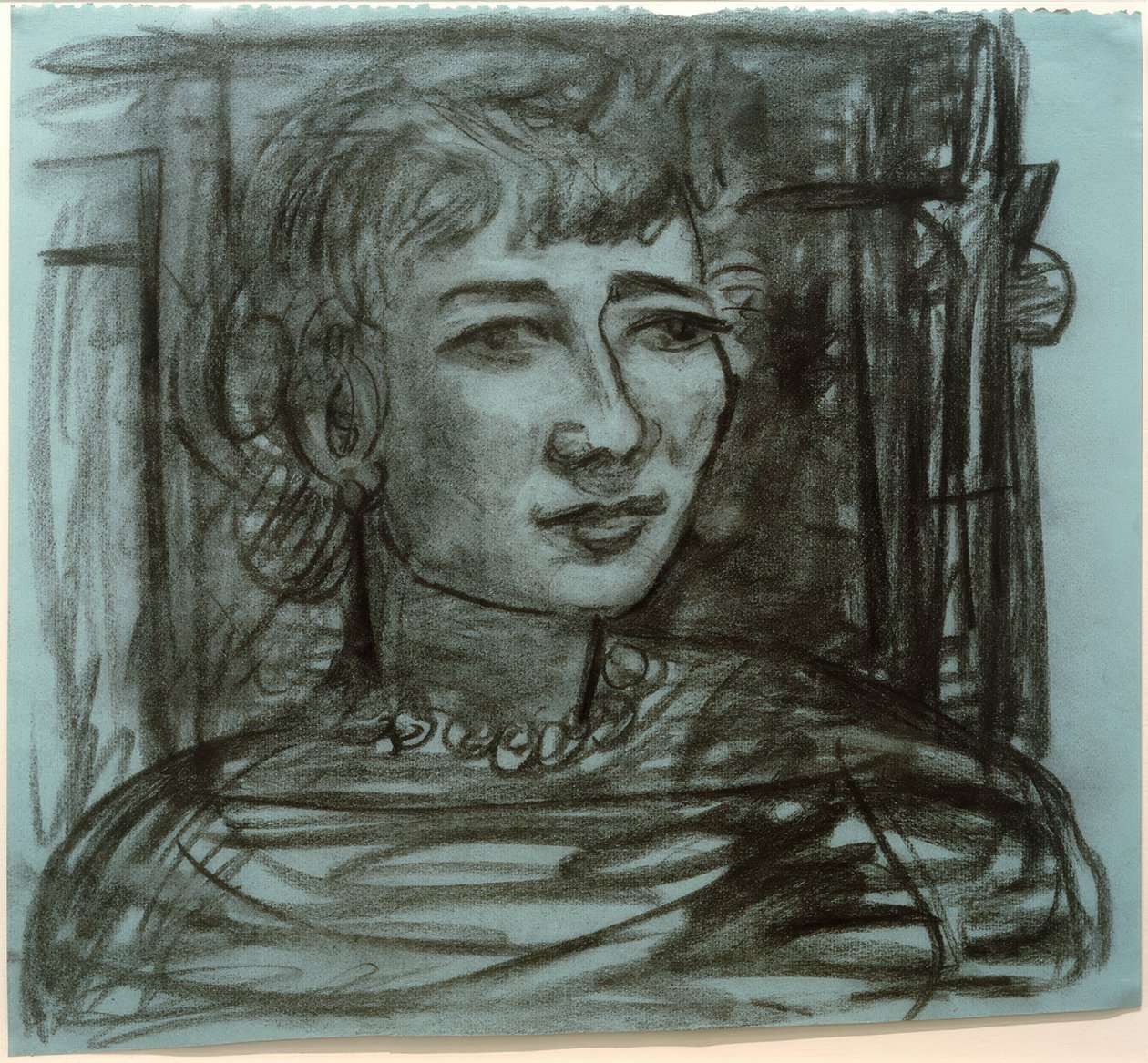 肖像Frances van Veen 作者 马克斯·贝克曼