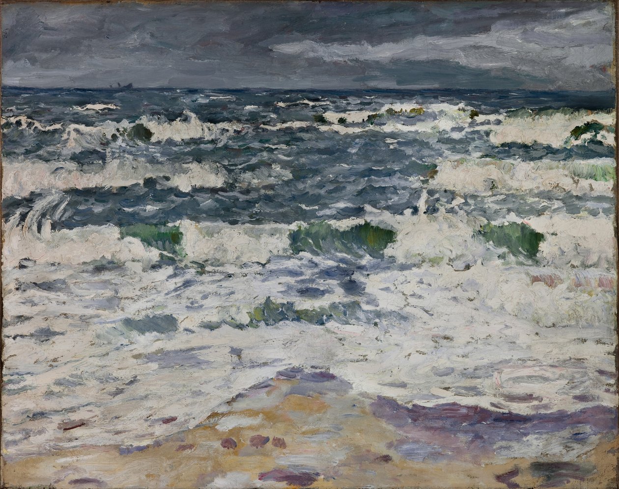 海景，约 1907 年（布面油画） 作者 马克斯·贝克曼