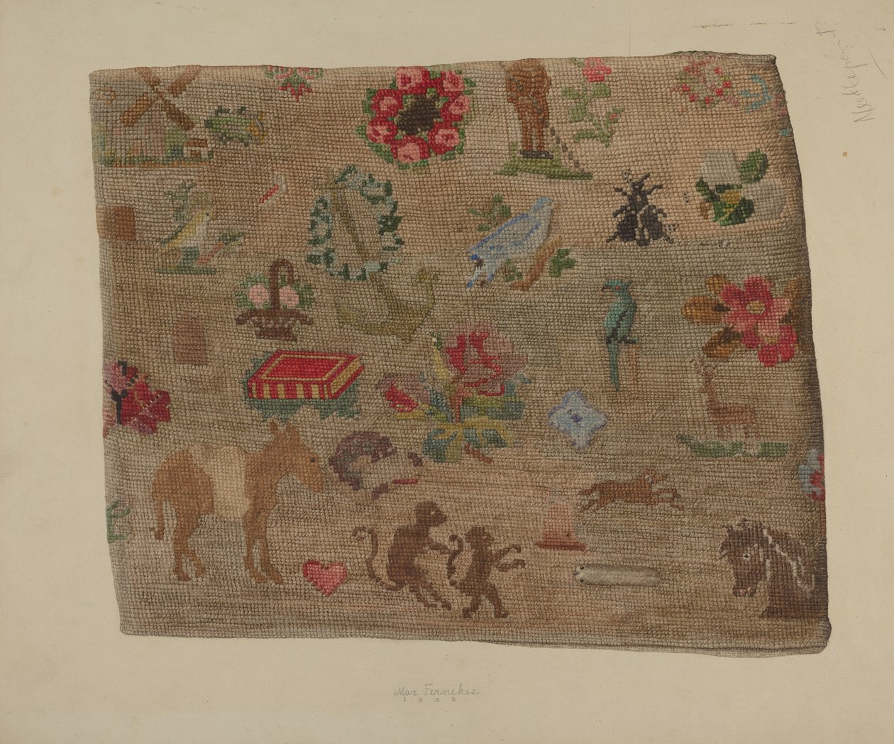 友谊枕头，1939年。 作者 马克斯·费内克斯