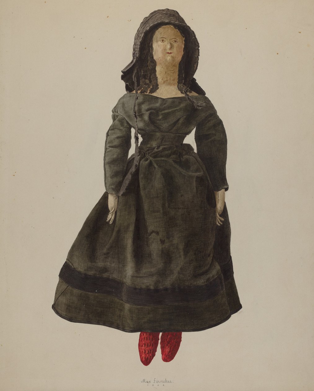 Quaker Doll, 1938年。 作者 马克斯·费内克斯