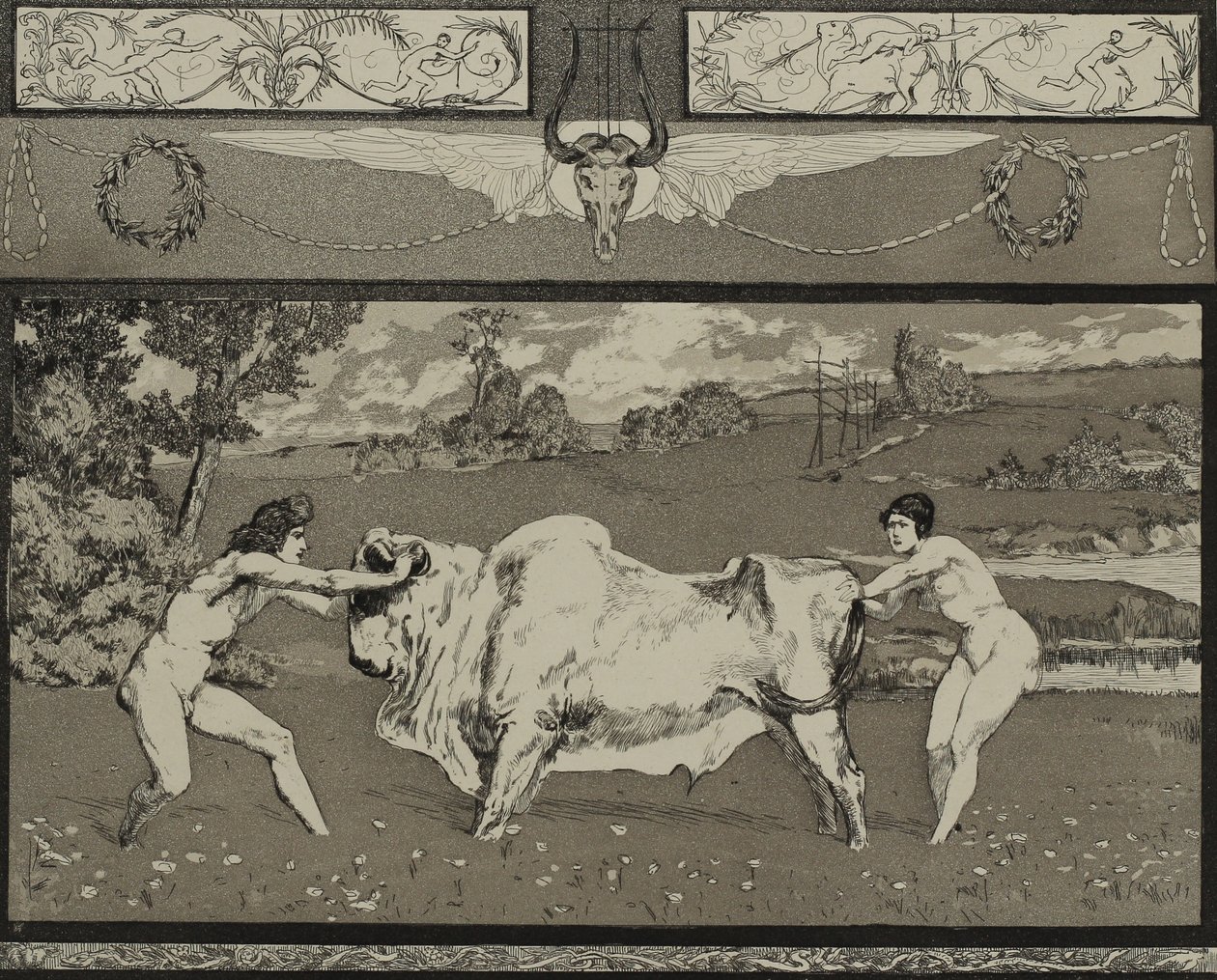 阿波罗和达芙妮二世（1879年） 作者 马克斯·克林格