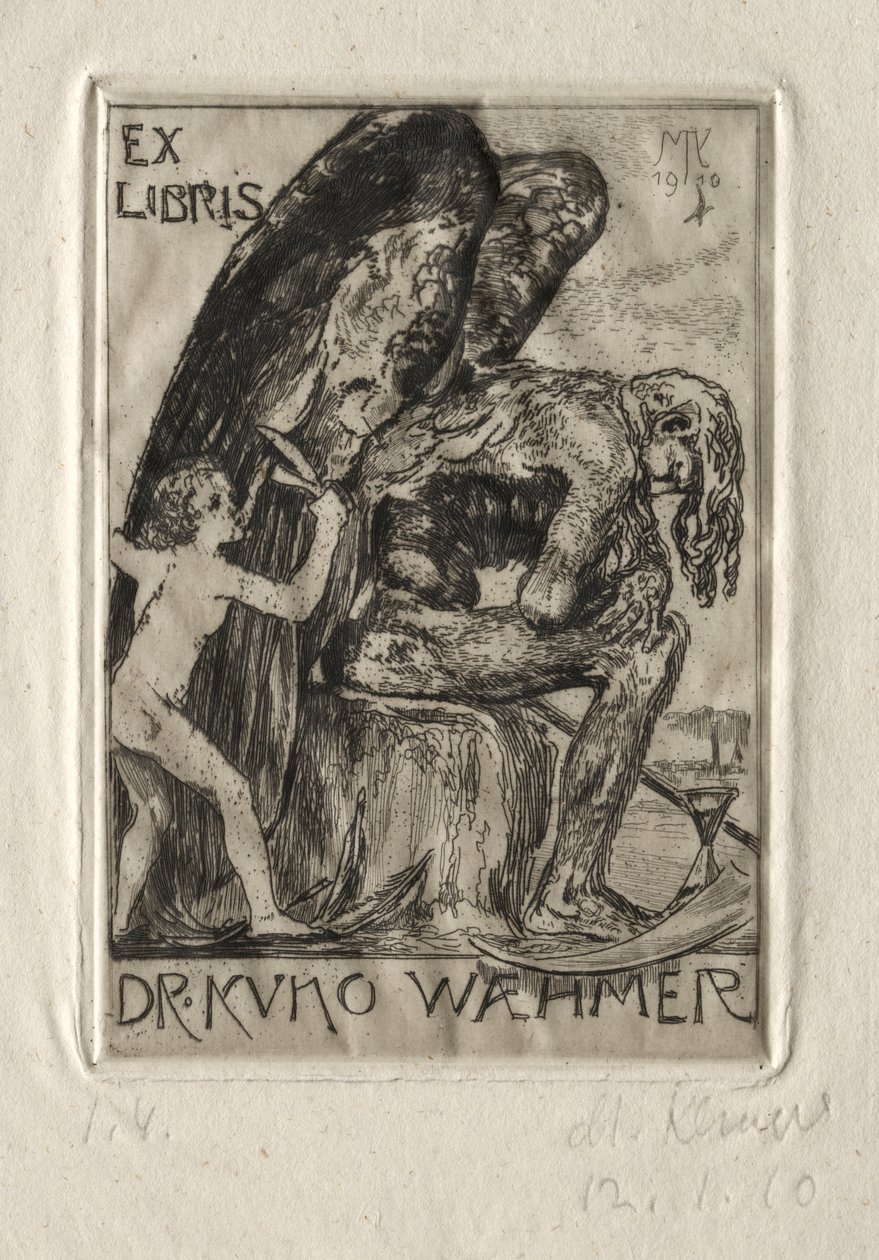 Ex Libris Dr Kuno Waehmer 作者 马克斯·克林格