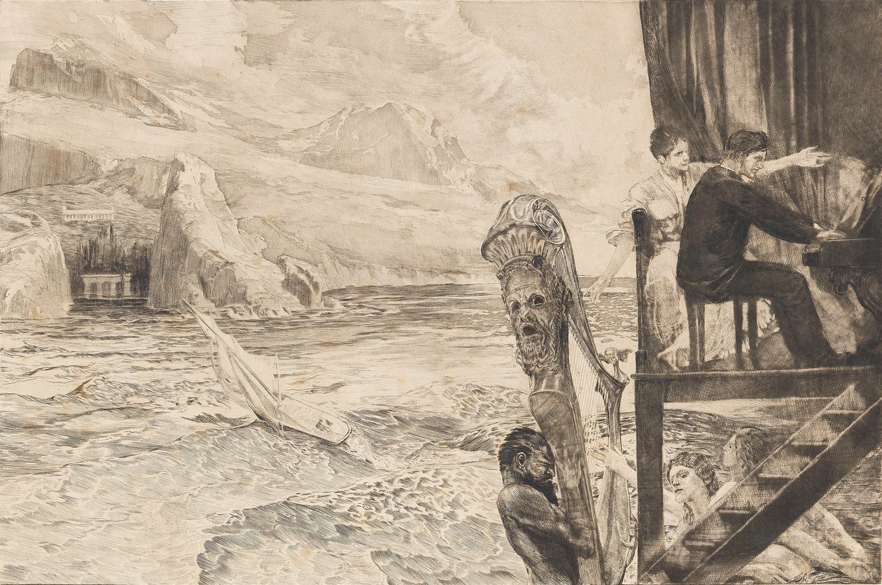 Opus XII，勃拉姆斯幻想，1894年。 作者 马克斯·克林格