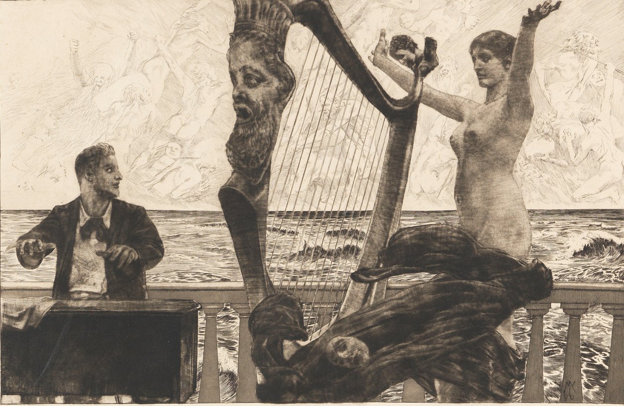 Opus XII，勃拉姆斯幻想，1894年。 作者 马克斯·克林格