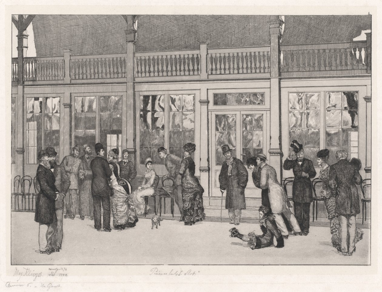 地点奥特，1880年。 作者 马克斯·克林格