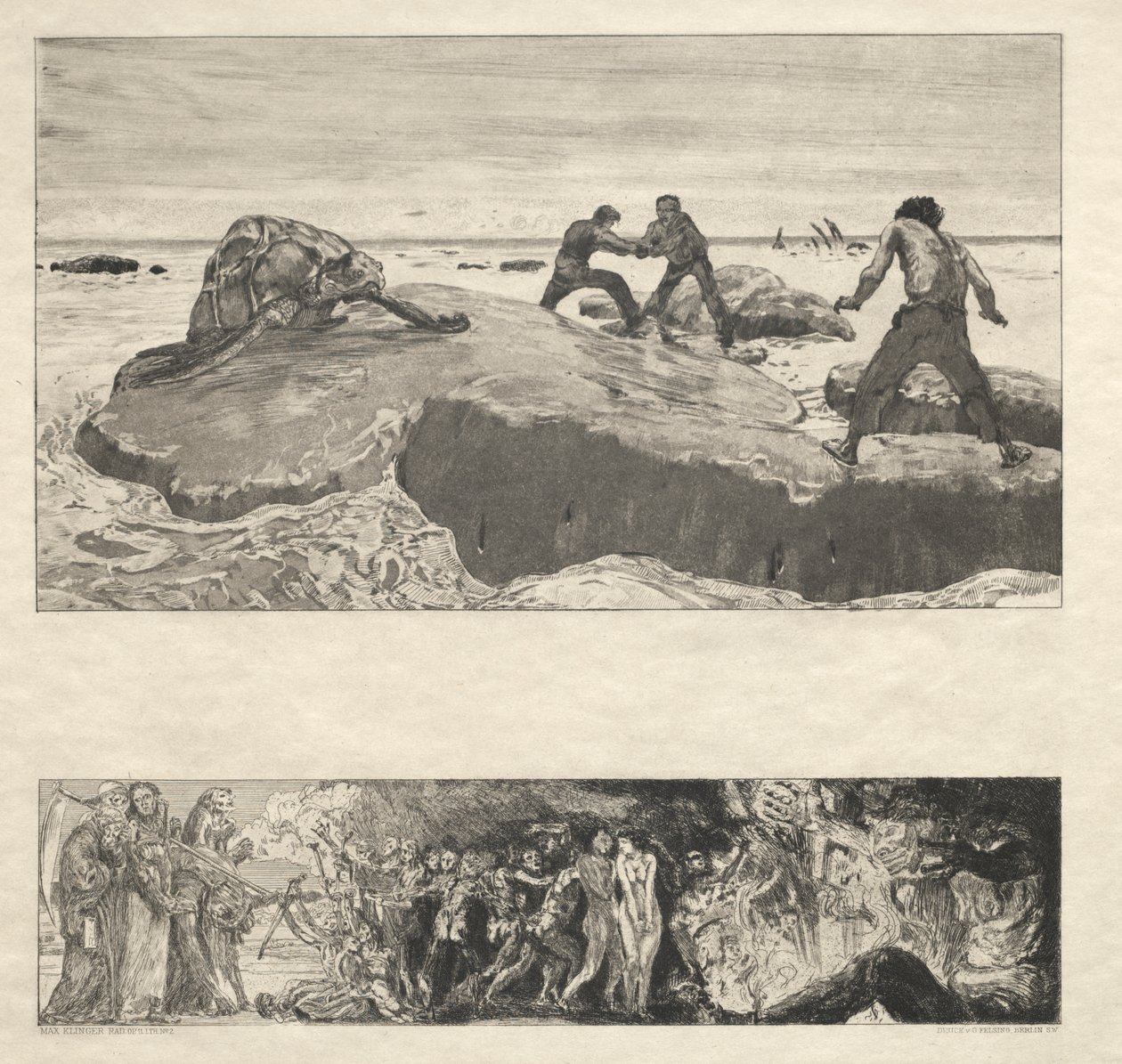 Vom Tode I，（作品二，1889 年）第 2 号 作者 马克斯·克林格