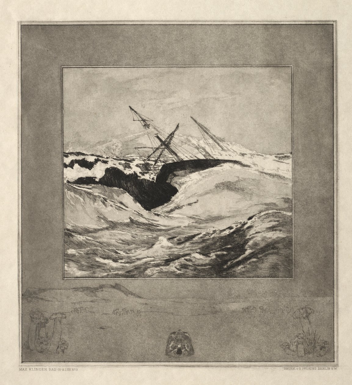 Vom Tode I，（作品二，1889 年）第 3 号 作者 马克斯·克林格