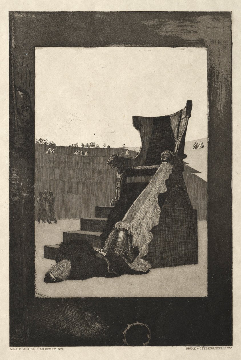 Vom Tode I，Opus II，1889 No. 6。 作者 马克斯·克林格