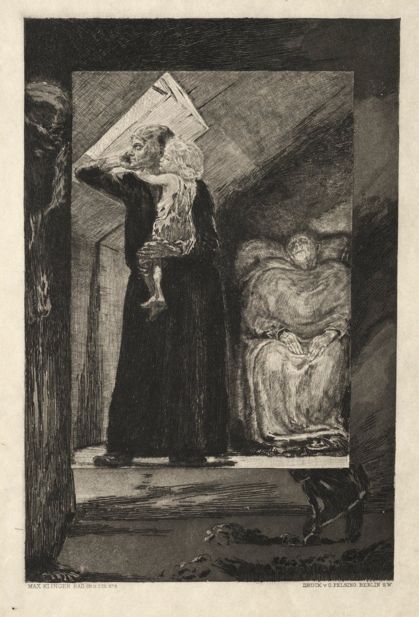 Vom Tode I, Opus II, 1889年第9号。 作者 马克斯·克林格