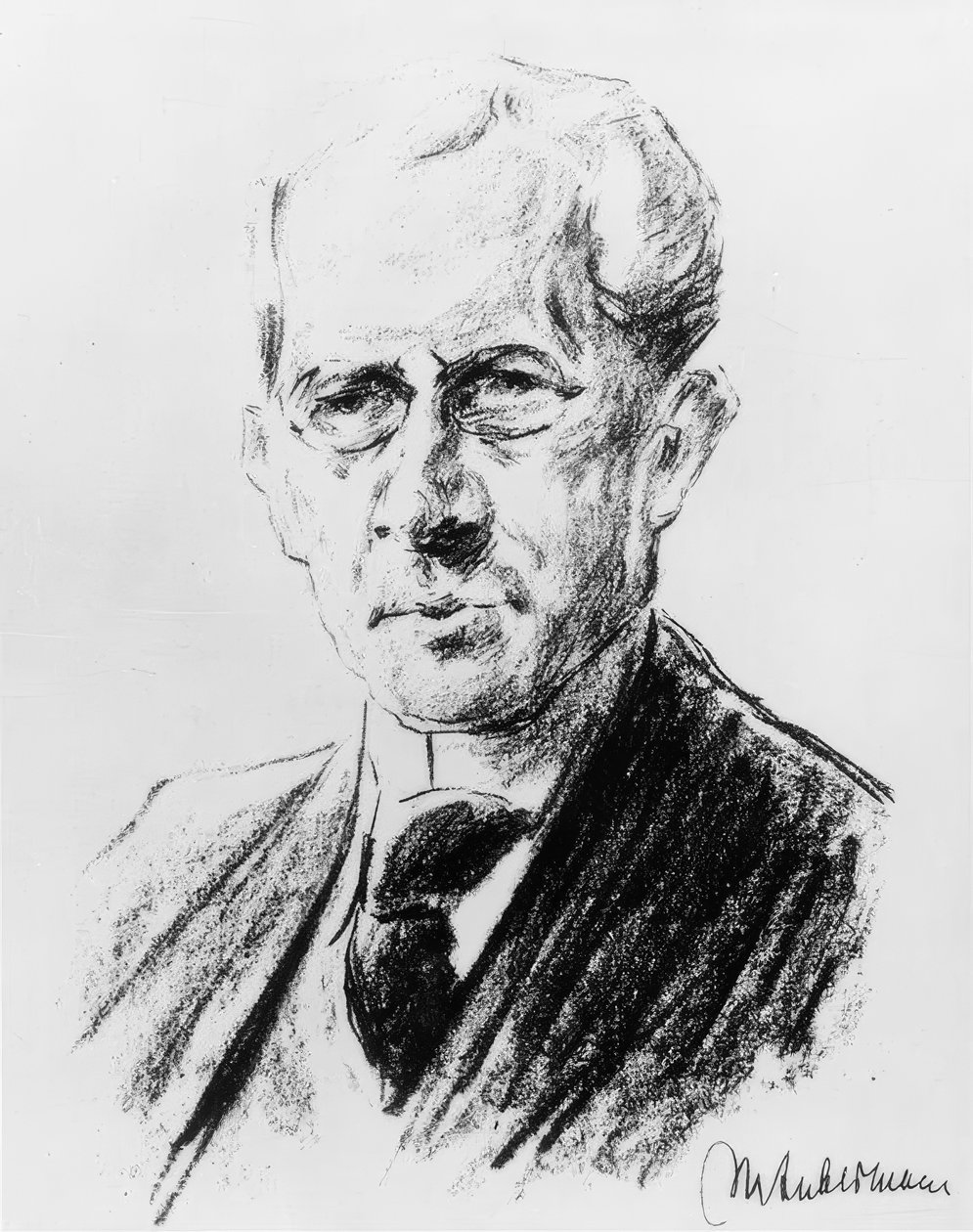阿诺（Arno）木材-石板，作者：Max Liebermann 作者 马克斯·利伯曼