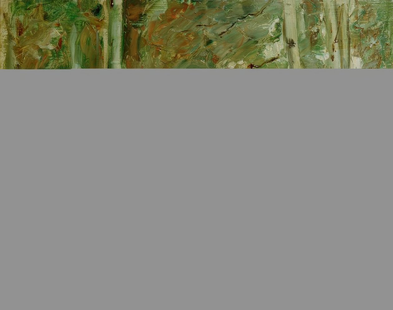 东部的万湖岸上的桦树 作者 马克斯·利伯曼