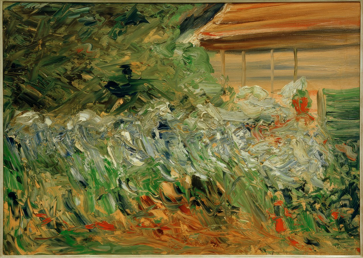 园丁小屋里的多年生花 作者 马克斯·利伯曼