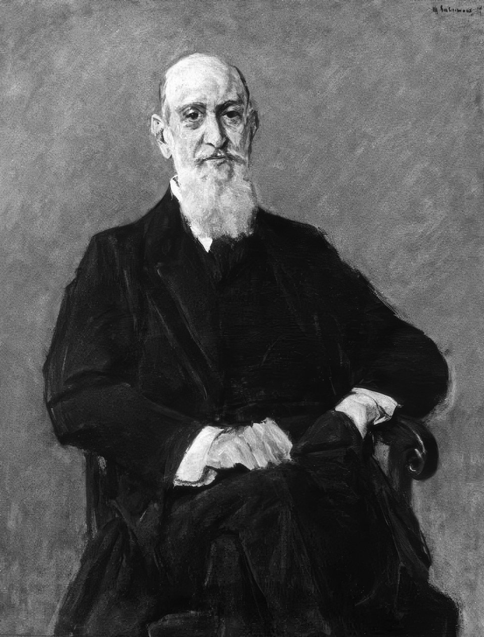詹姆斯·以色列（James Israel），肖像，宝石学家M.Liebermann 作者 马克斯·利伯曼