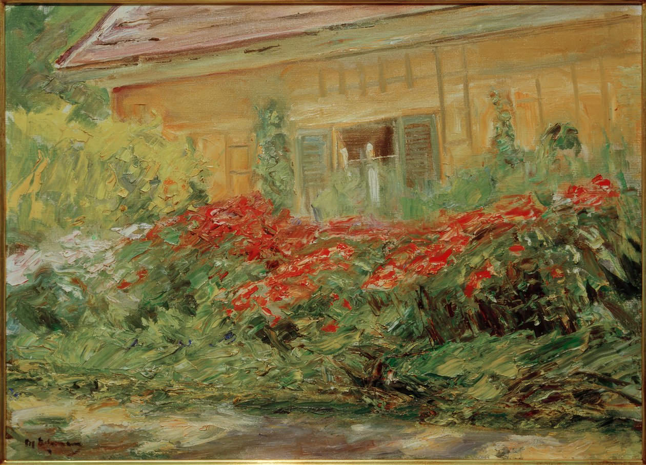 莱伯曼（M.Liebermann），位于加特纳豪森（Gärtnerhäuschen）的北布鲁门施陶登（Blumenstauden） 作者 马克斯·利伯曼