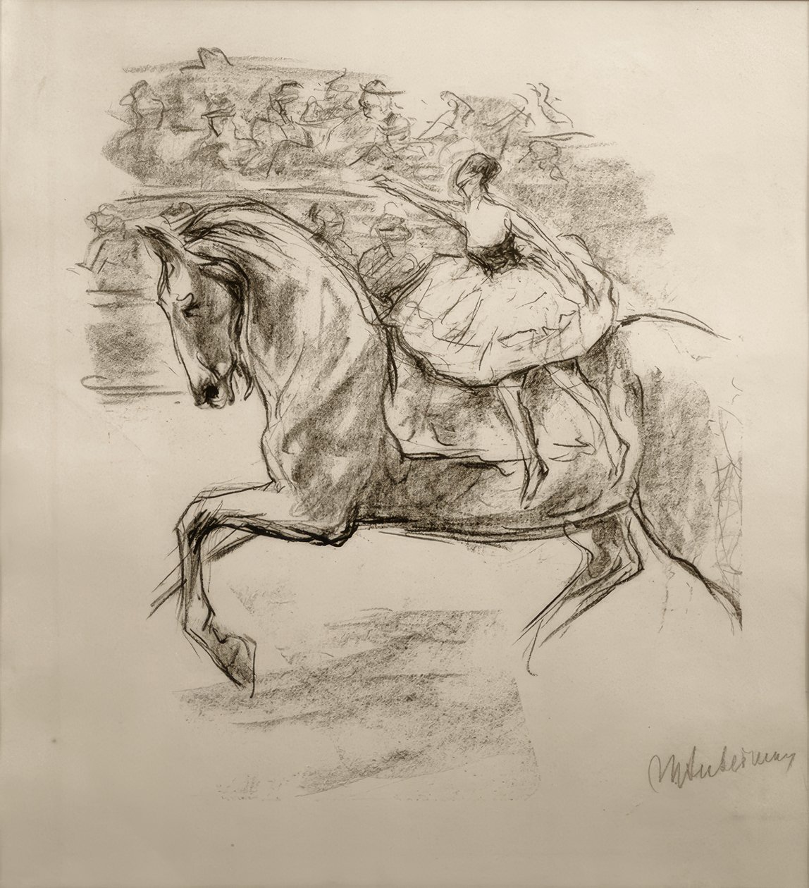 马戏团骑手M.Liebermann 作者 马克斯·利伯曼