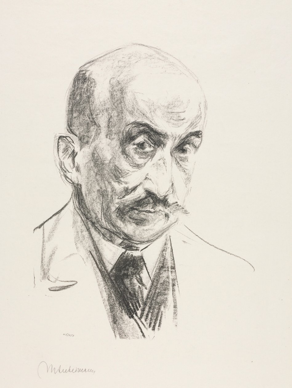 自画像，1921年。 作者 马克斯·利伯曼