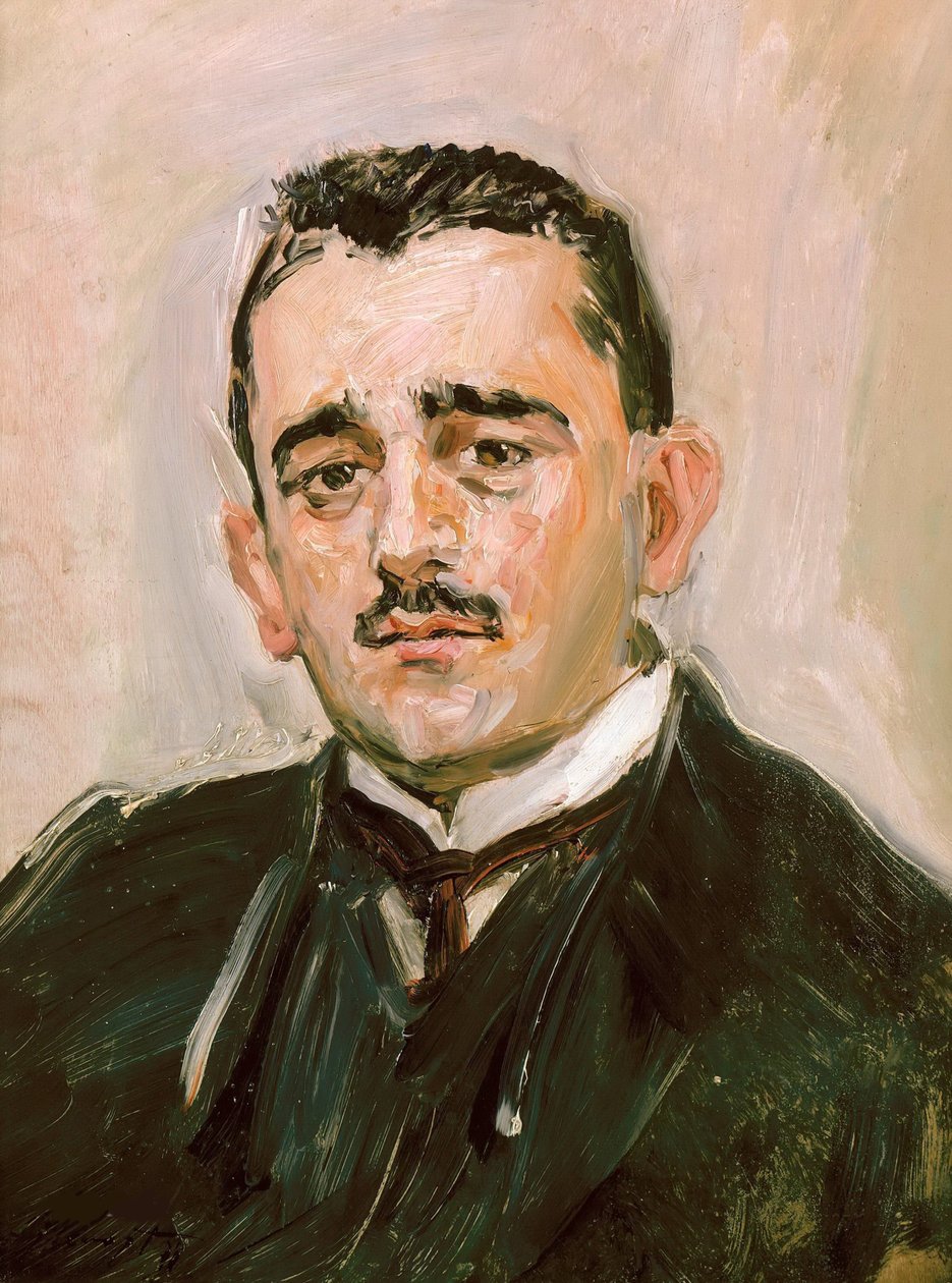 布鲁诺·卡西尔（Bruno Cassirer）肖像（1872-1941），1911年。 作者 马克斯·斯沃沃格