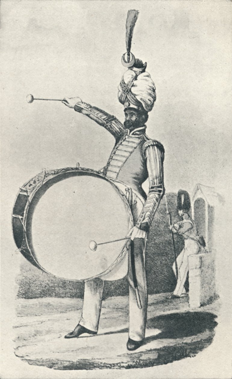榴弹手卫队，鼓手1829，1829 1909 作者 马克西姆·高西（Maxim Gauci）