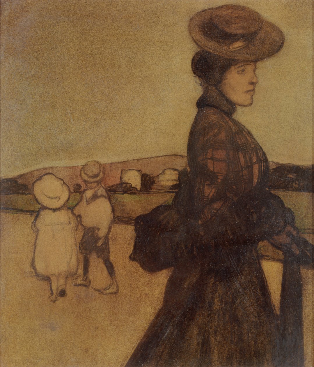 The Governess，1901 作者 马克西姆·皮埃尔·朱尔斯·德托马斯