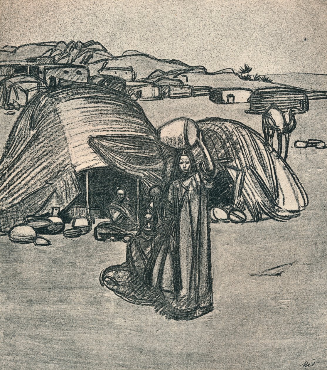 在Portes duDésert，摄于1920年，1923年 作者 马克西姆·皮埃尔·朱尔斯·德托马斯