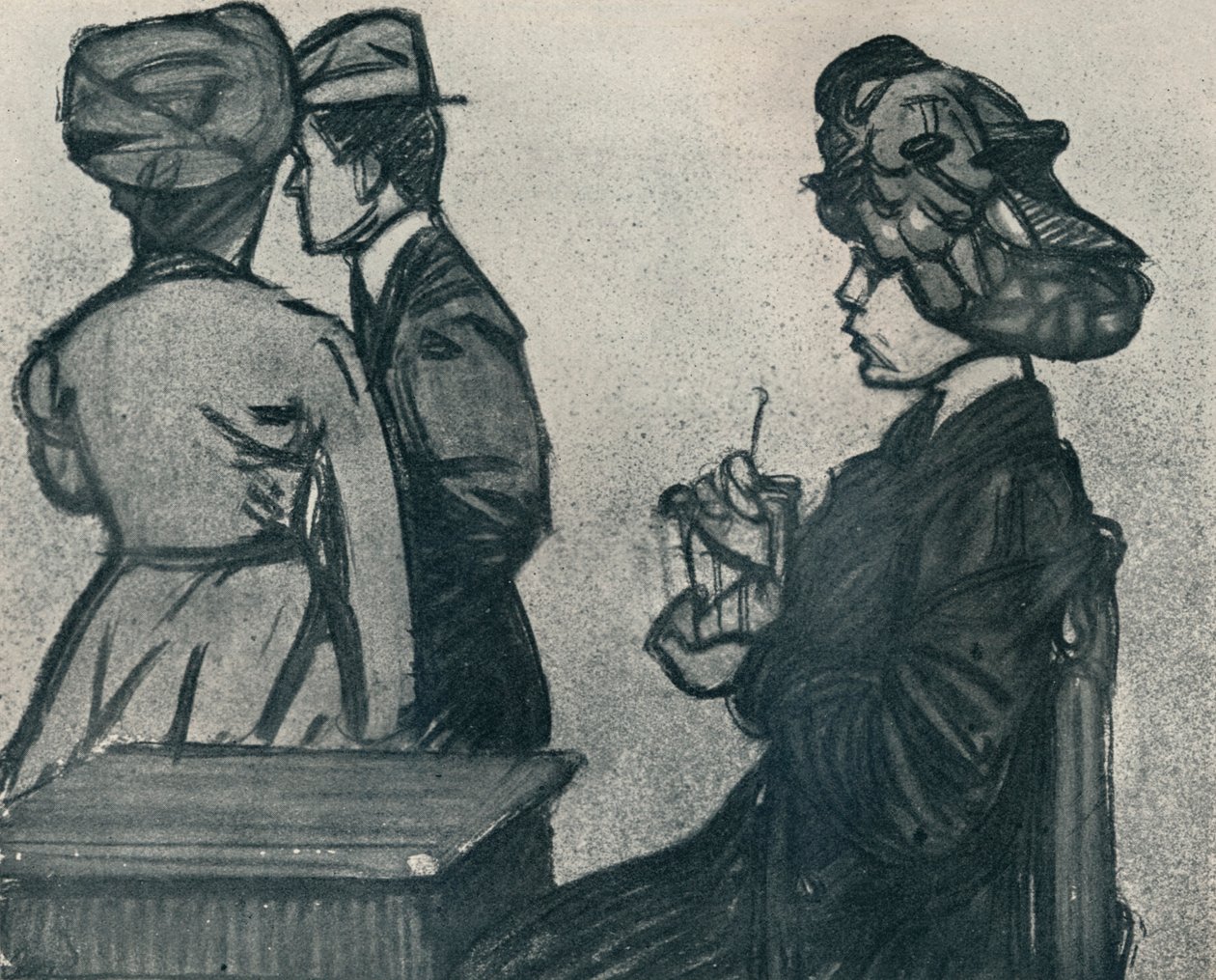La Complaisante Amie，c1920，1923年 作者 马克西姆·皮埃尔·朱尔斯·德托马斯