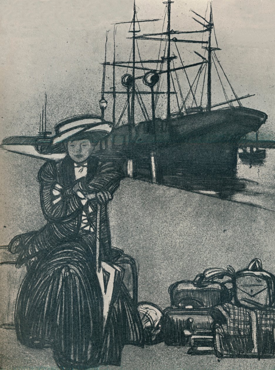 《旅行者》，c1920，1923年 作者 马克西姆·皮埃尔·朱尔斯·德托马斯