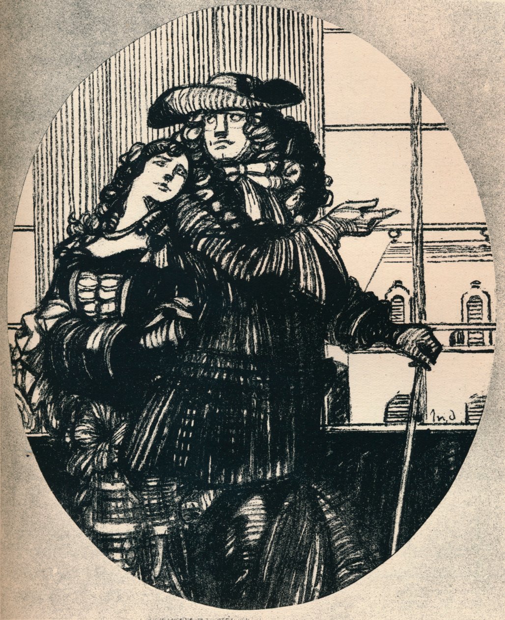 Le Lutrin，Chant II Boileau，c1920年，1923年 作者 马克西姆·皮埃尔·朱尔斯·德托马斯