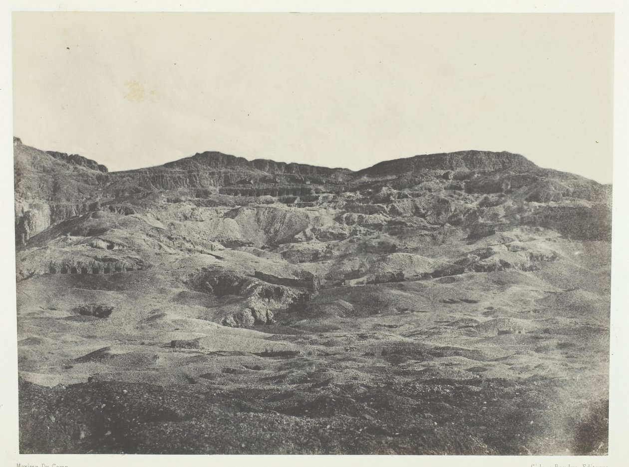 古尔纳，《底比斯墓园》，底比斯，184951，1852年印刷。 作者 马克西姆·杜营