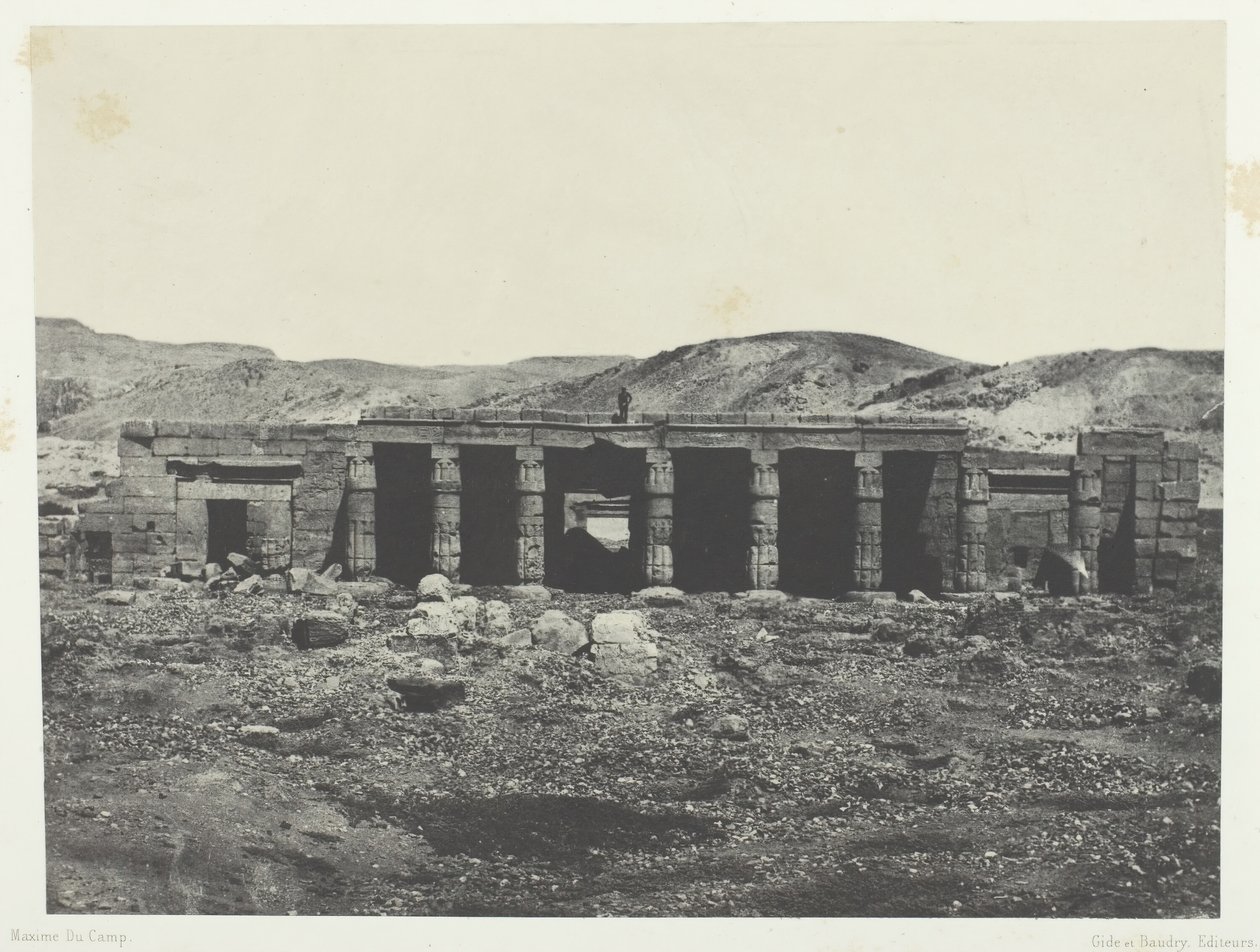 古尔纳，梅内普塔一世的宫殿，底比斯，184951，1852年印刷。 作者 马克西姆·杜营