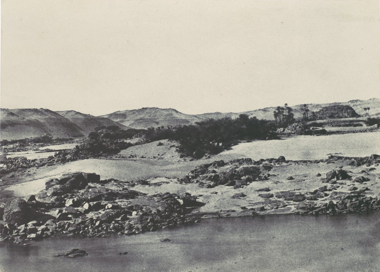 上埃及。第一白内障的入口，1850年。 作者 马克西姆·杜营