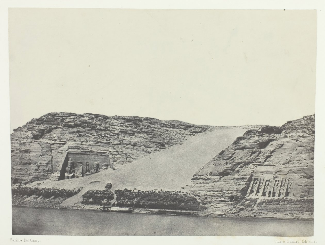 伊布桑布尔，两个斯贝斯，努比亚，184951，1852年印刷。 作者 马克西姆·杜营