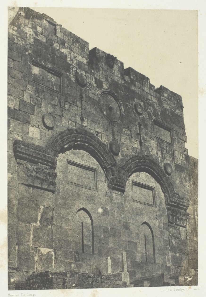 耶路撒冷，金门（Bab-El-Daharieh）；巴勒斯坦 作者 马克西姆·杜营