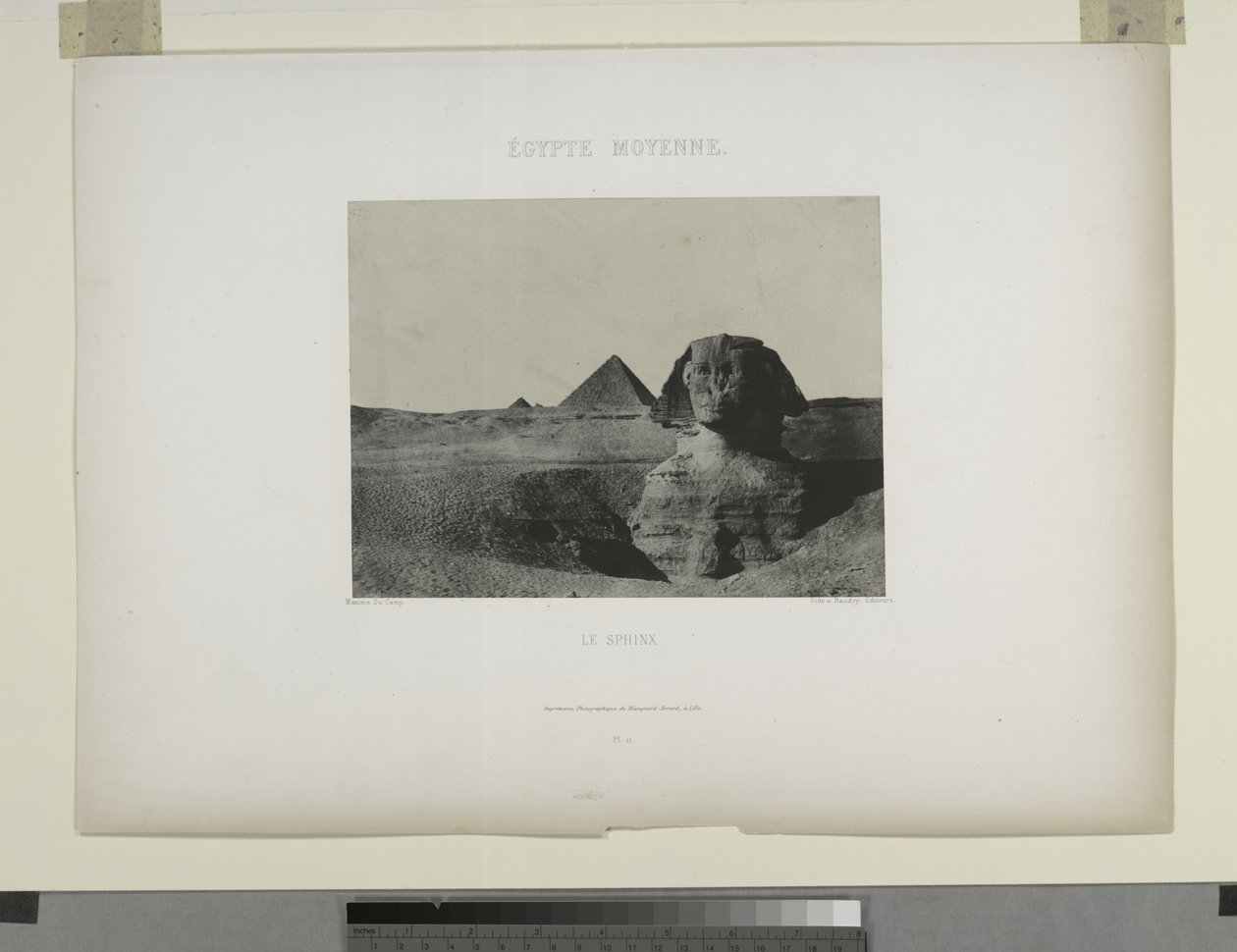 Le Sphinx，埃及（黑白照片） 作者 马克西姆·杜营