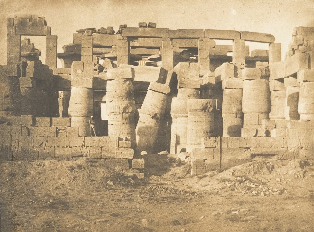 卡尔纳克宫大厅的北门，1849-50年。 作者 马克西姆·杜营