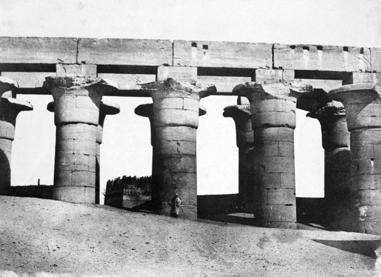 埃及神庙遗址，1852年。 作者 马克西姆·杜营