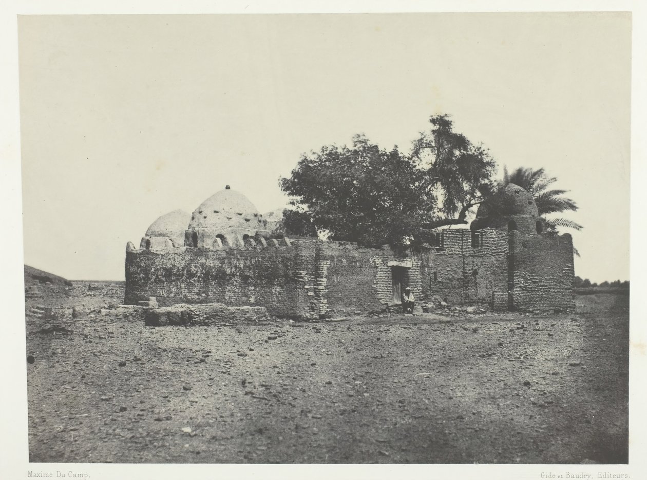 Cidi-Abdellah-el-Marabout墓，上埃及，184951，1852年印刷。 作者 马克西姆·杜营