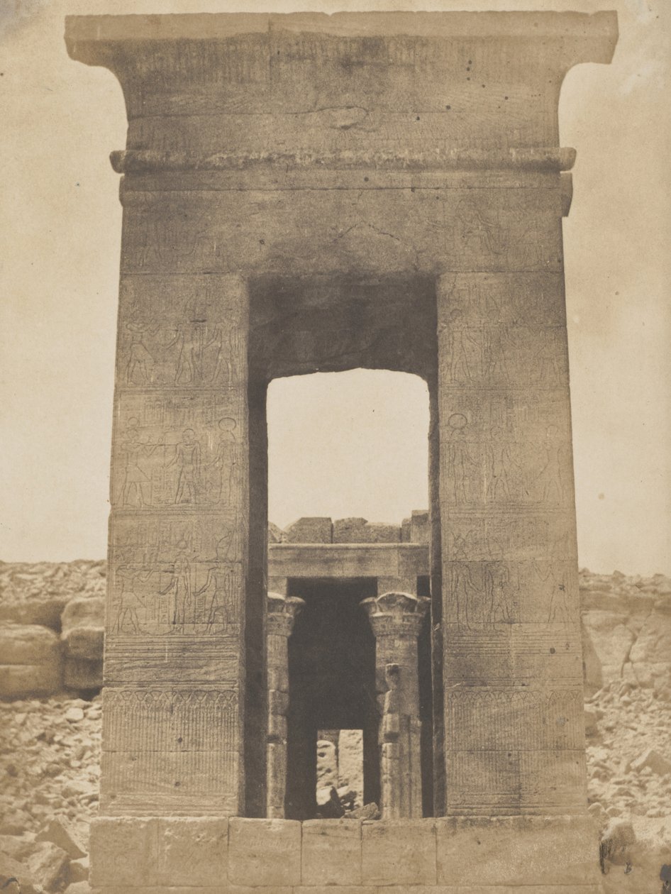 [埃及风景]，1849-51。 作者 马克西姆·杜营