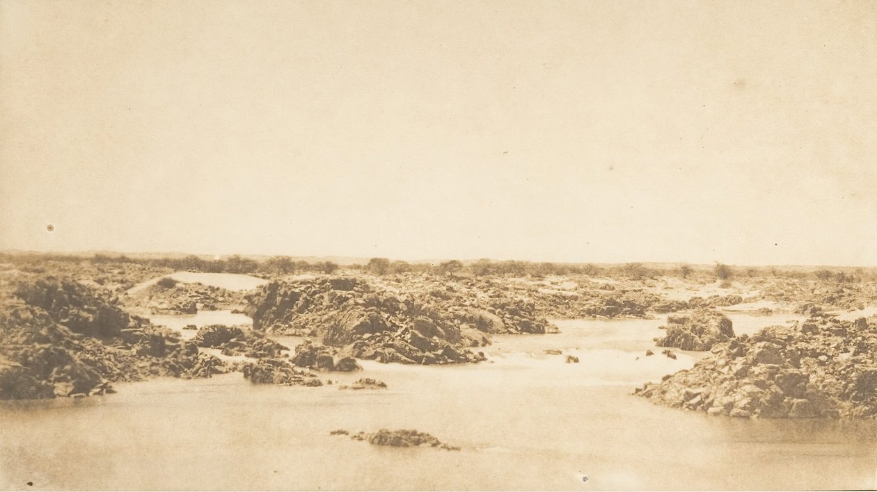 1850年3月，第二条白内障的激流景象。 作者 马克西姆·杜营