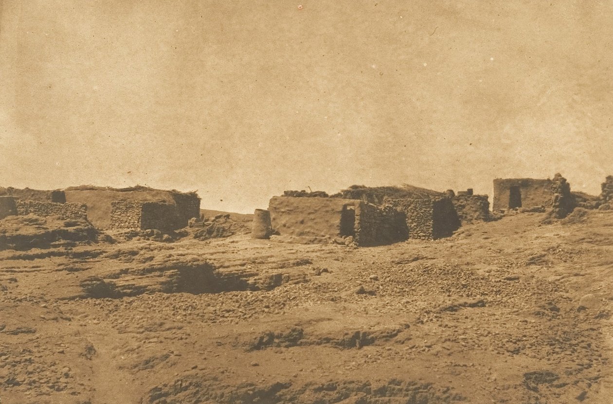 1850年4月，北回归线阿布霍尔村的景色。 作者 马克西姆·杜营