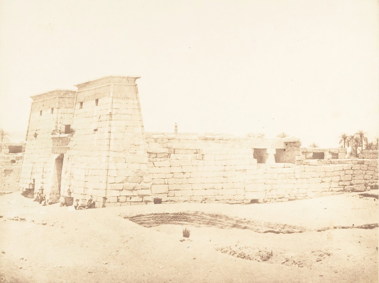 底比斯卡尔纳克的孔斯神庙总图，1849-50。 作者 马克西姆·杜营